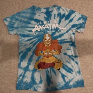 Nickelodeon Avatar Blue Tie-Dye Short Sleeve Tee